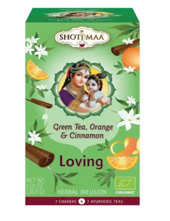 Loving – Ayurvedic Green Tea  Heart Chakra Blend- 32G