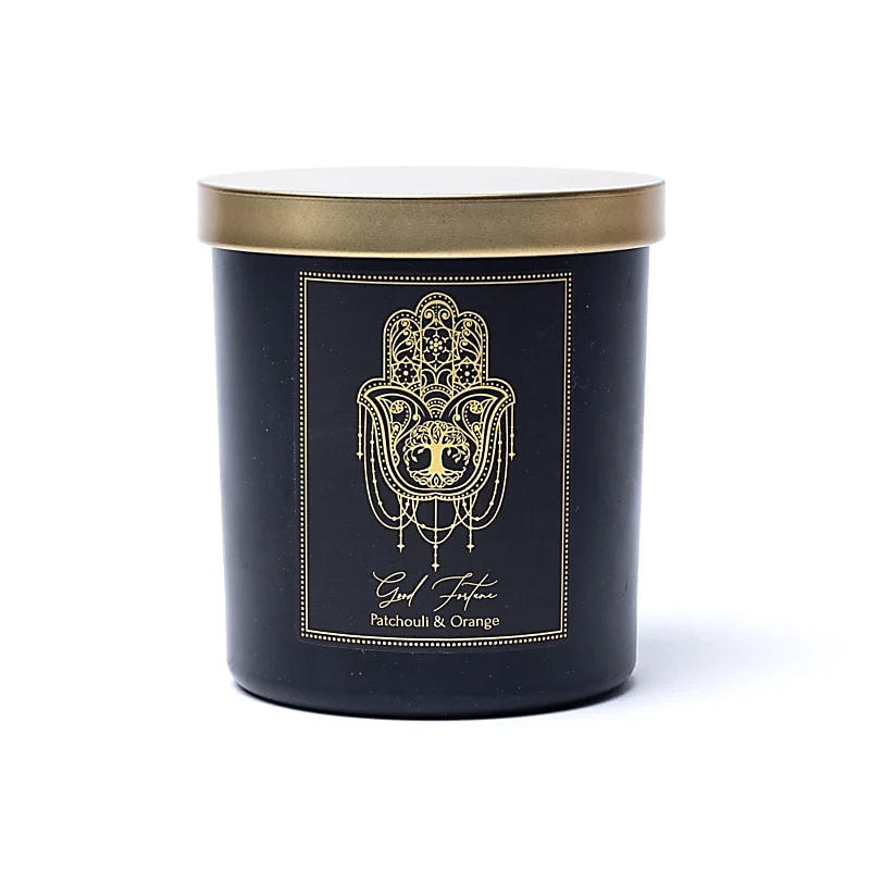 MANIFESTATION CANDLE GOOD FORTUNE IN GLASS WITH LID – 200 G