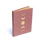NOTEBOOK MOON PHASES & STARS OLD PINK – 15X21 CM