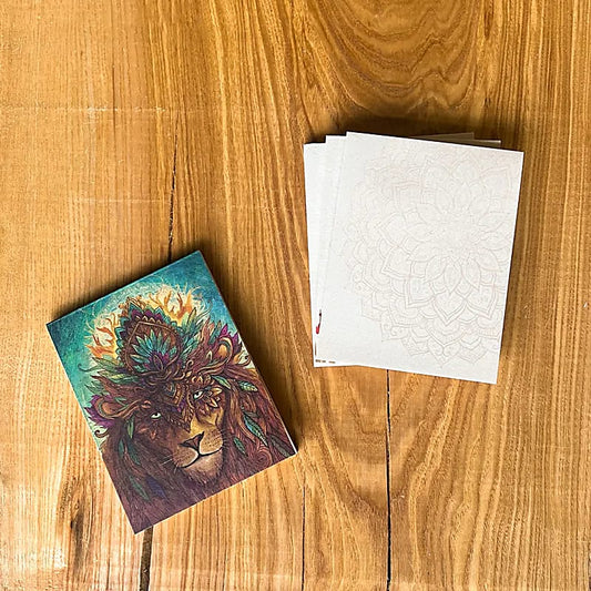 NOTEPAD LION – 12.5X9.5 CM
