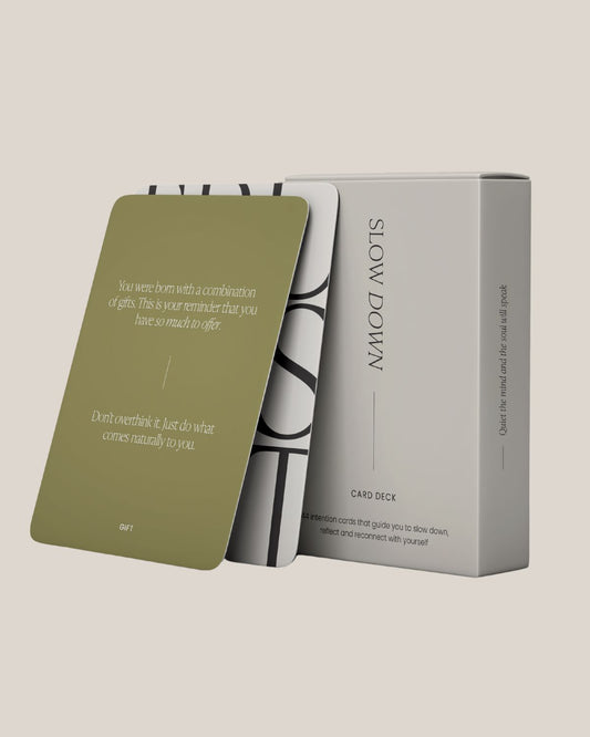 SLOW DOWN CARD DECK