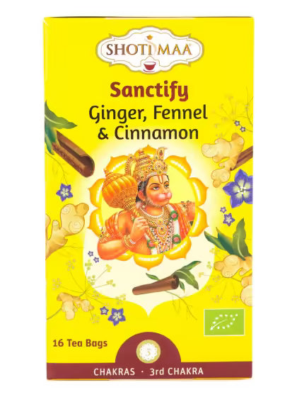 Sanctify – Ayurvedic Herbal Tea - Solar Plexus Chakra Blend- 32G