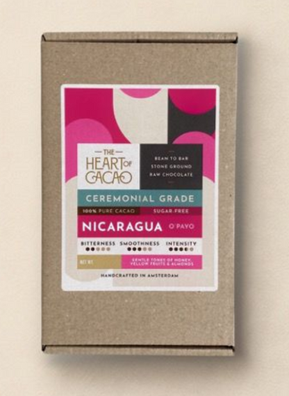 The Heart of Cacao- Nicaragua O'Payo - 100% Ceremonial Cacao Block - 400GR