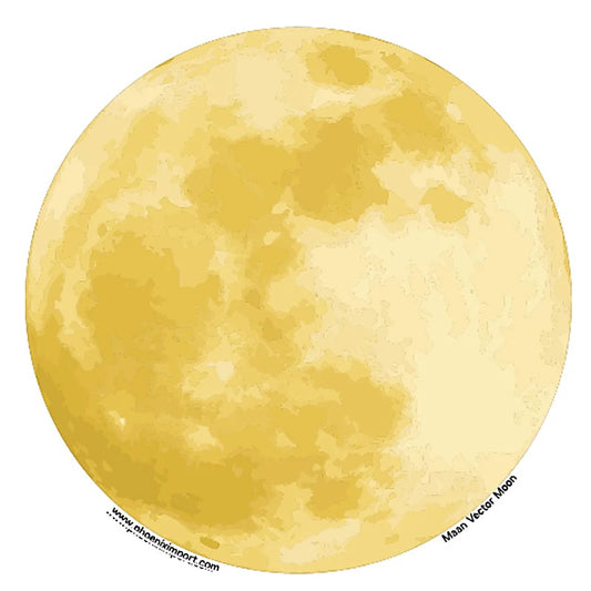 WINDOW STICKER FULL MOON – 11.7 CM