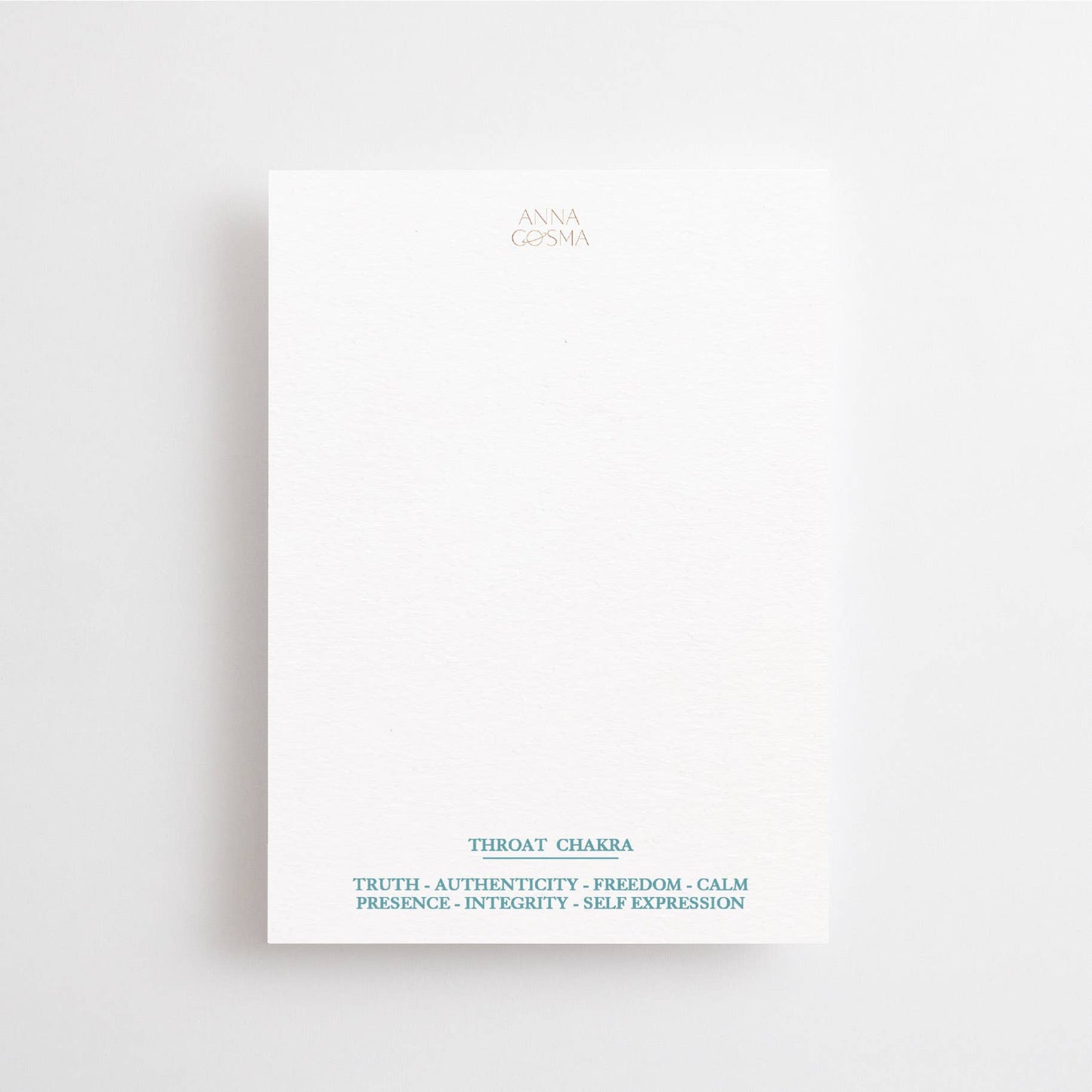 THE WORLD NEEDS YOUR VOICE & MAGIC - CHAKRA CARD - 5. THROAT