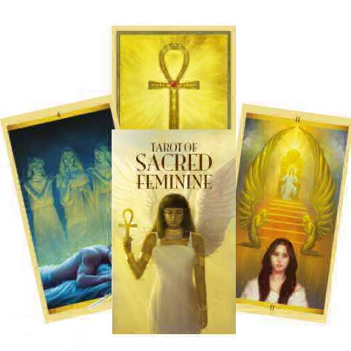 TAROT OF SACRED FEMININE CARDS LO SCARABEO