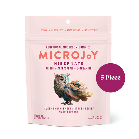 HIBERNATE MUSHROOM GUMMIES 5-PIECE SAMPLER - CHERRY FLAVOR