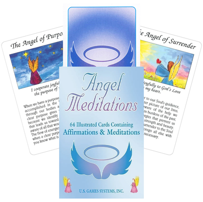 ANGEL MEDITATION AFFIRMATIONS CARDS DECK US GAMES SYSTEMS