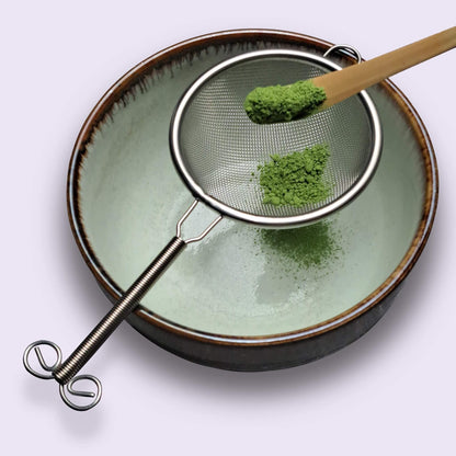 Chashaku matcha spoon made of white bamboo