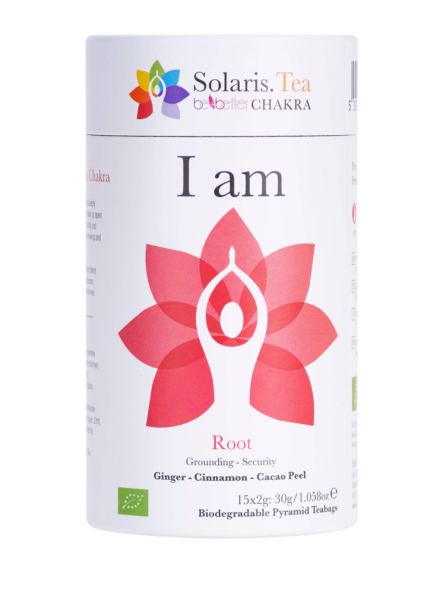 I Am - Root Chakra, 15x2g Pyramid Tea Bags Organic