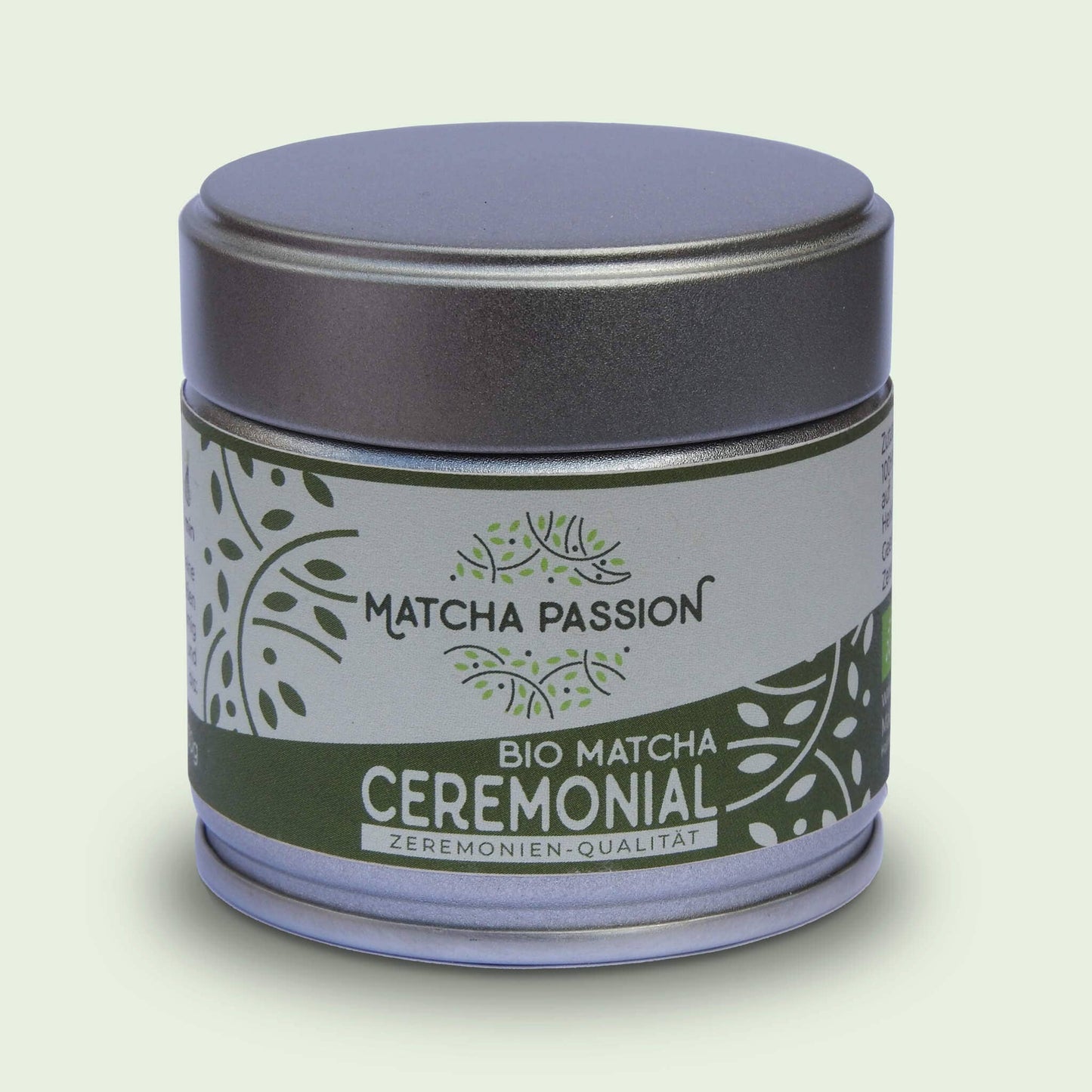 Organic Matcha Ceremonial 30g can
