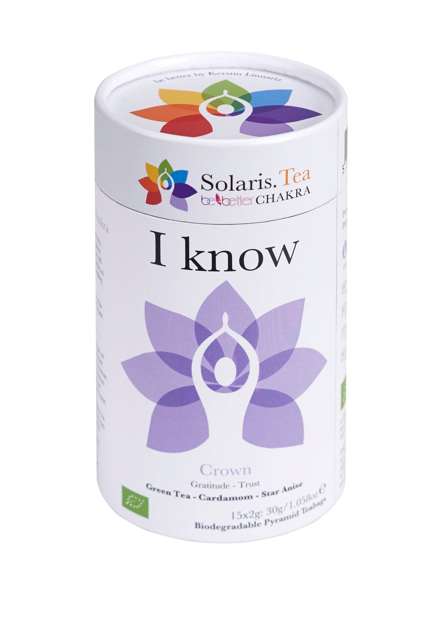 I Know - Crown Chakra, 15x2g Pyramid Tea Bags Organic