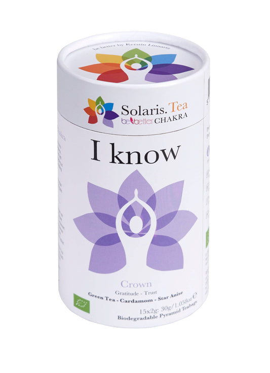 I Know - Crown Chakra, 15x2g Pyramid Tea Bags Organic: Zertifiziert biologisch