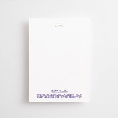 STAY IN YOUR HIGHEST TIMELINE - CHAKRA CARD - 7. CROWN LOTUS