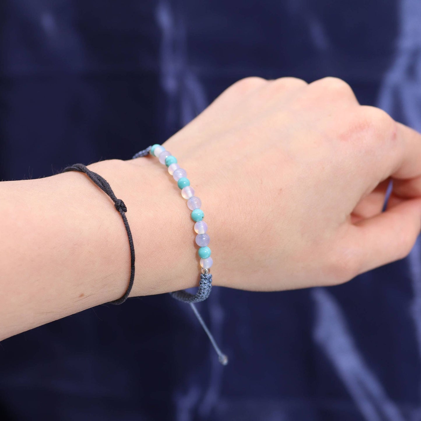 Zodiac Candle with Stone Bracelet - Pisces