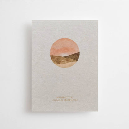 WISHING YOU ENDLESS HAPPINESS - POSTCARD -