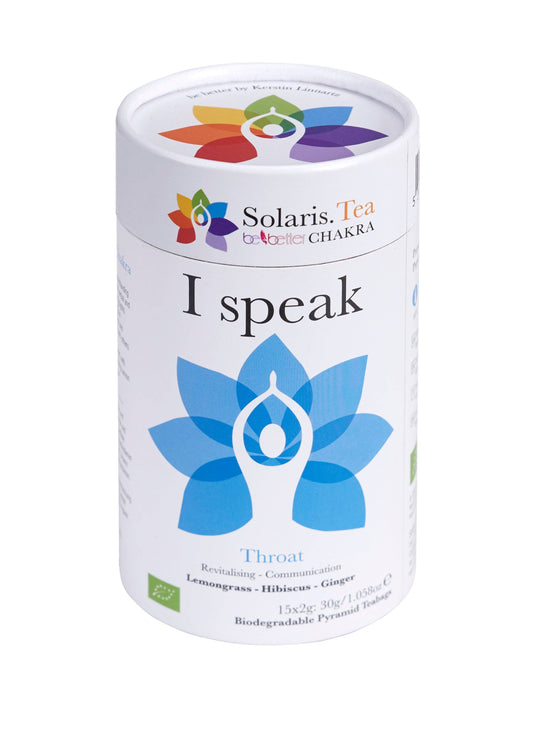 I Speak - Throat Chakra, 15x2g Pyramid Tea Bags ORGANIC: Zertifiziert biologisch