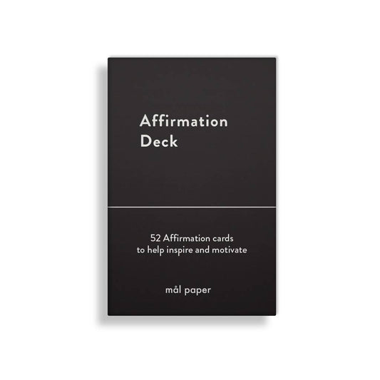 AFFIRMATION CARD DECK - SELF-CARE AND MINDFULNESS