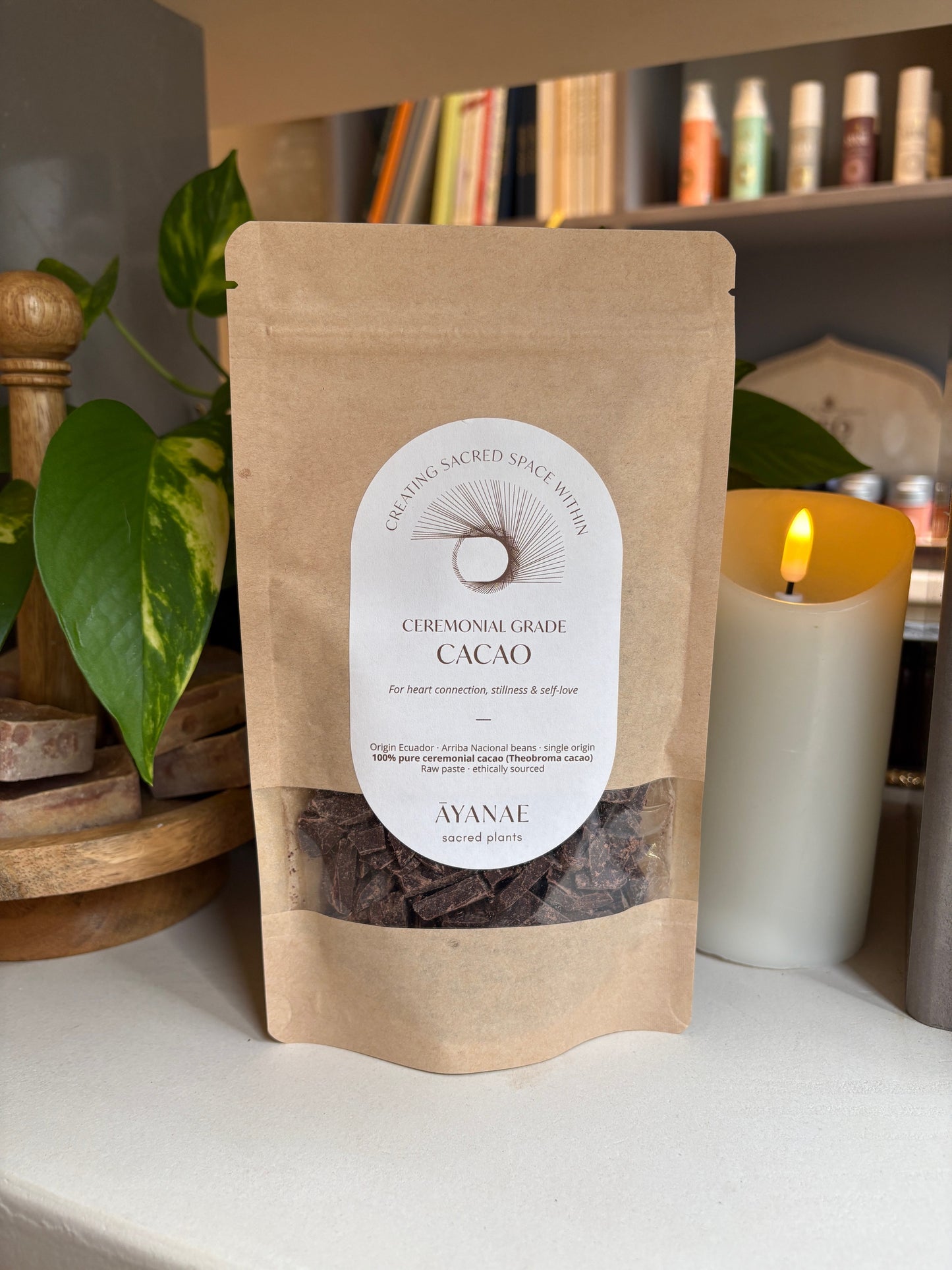 100% CEREMONIAL GRADE CACAO AYANAE ECUADOR 450gr